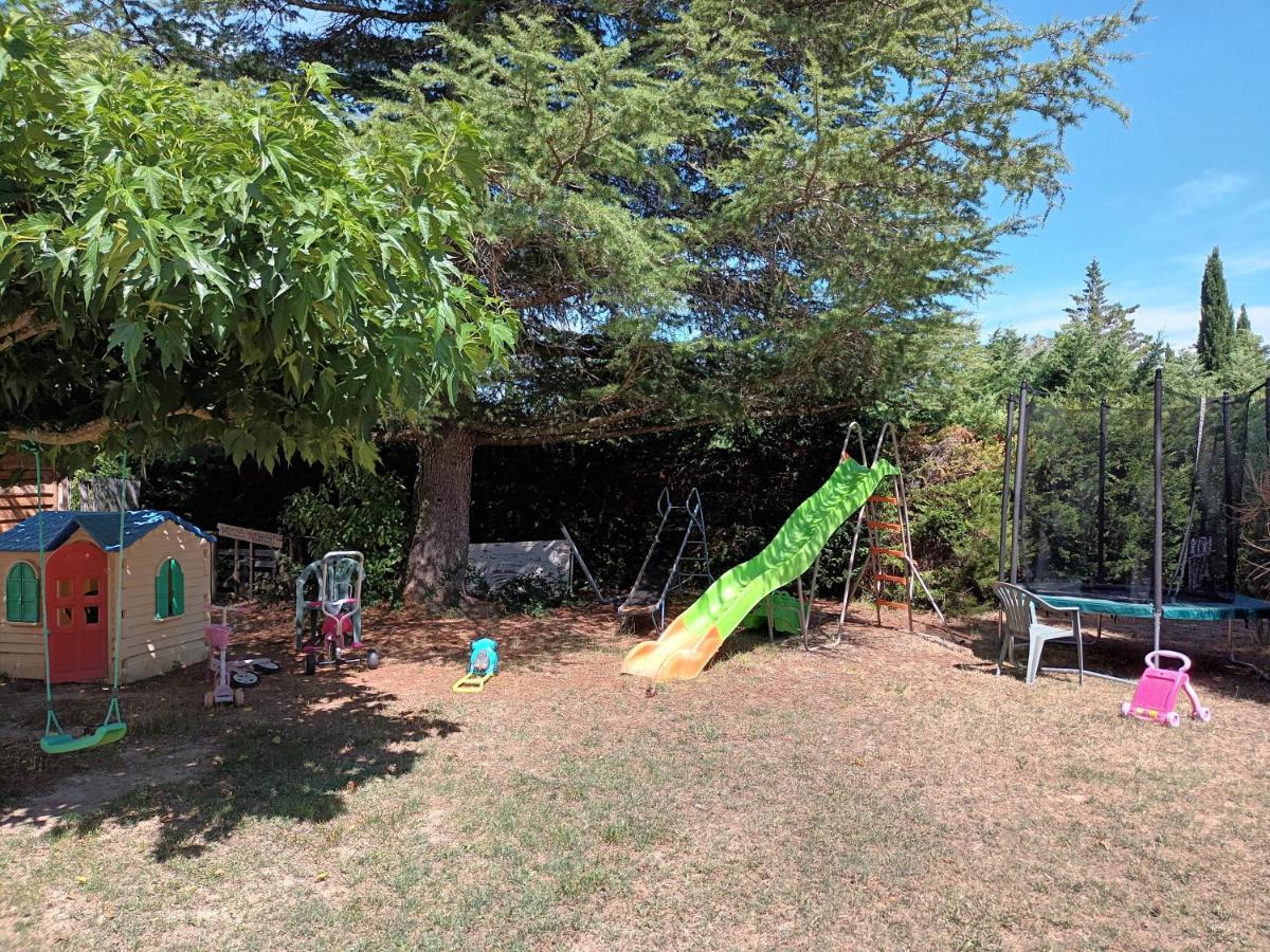 Chalet Banane Devant Piscine, A 6Km Du Festival De Piano De La Roque D'Antheron Rognes Bagian luar foto